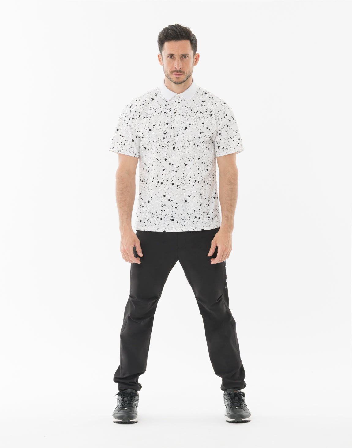 黒ノ巣様☘専用ページ CRONOS BLACK splash print Polo【WHITE】 – クロノス CRONOS