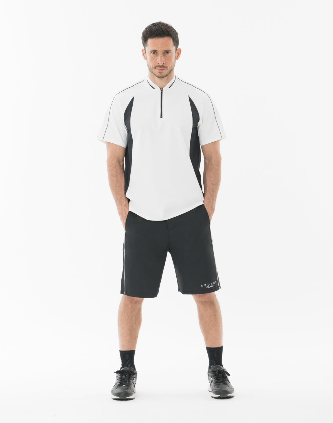 CRONOS BLACK ShelterDry Polo【WHITE】