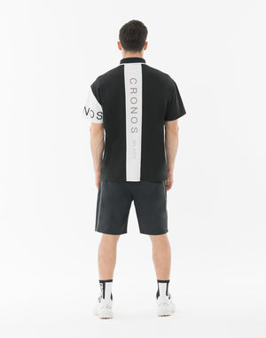 CRONOS BLACKT斜紋布運動短褲 [黑色]