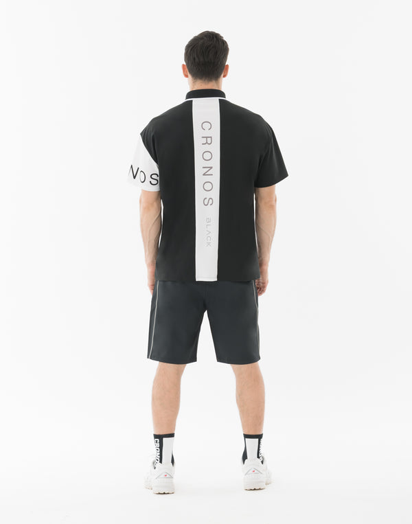 CRONOS BLACKT斜紋布運動短褲 [黑色]