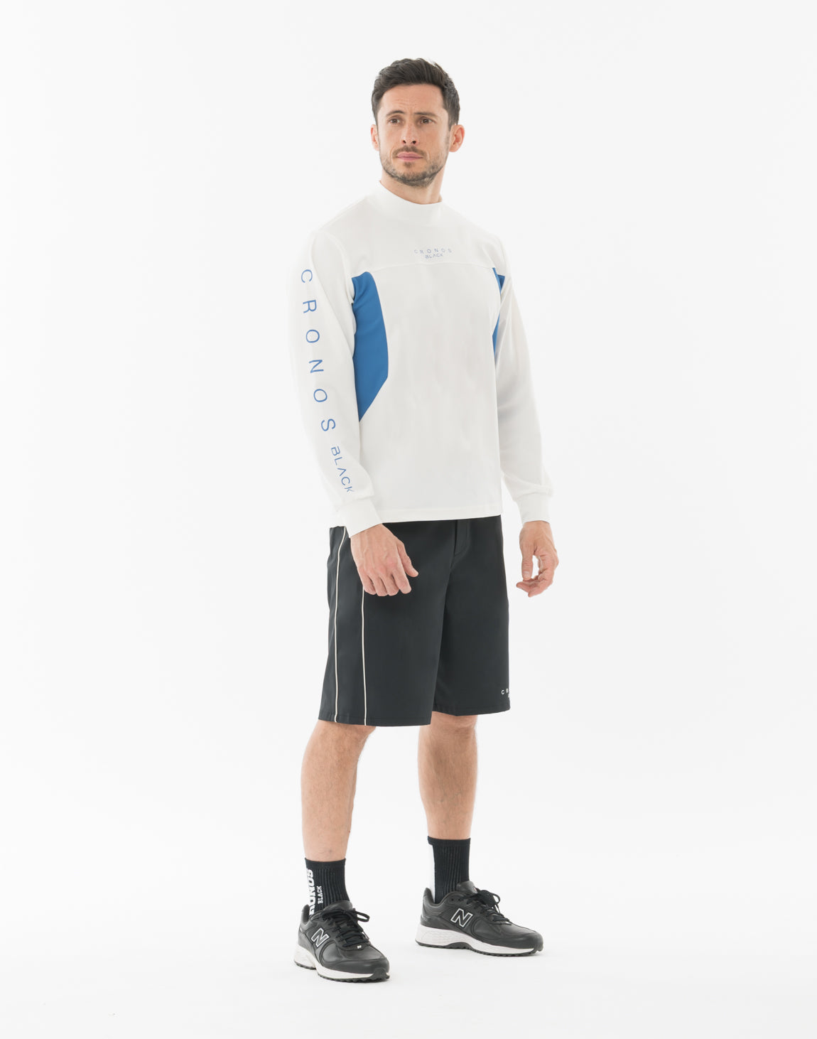CRONOS 長袖カットソー S ブラック/ホワイト CRONOS DUAL-FACE TECH L/S TEE【BLACK】