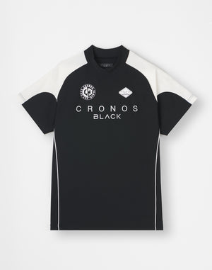 CRONOS BLACK CoolShield 立領衫 [黑色]