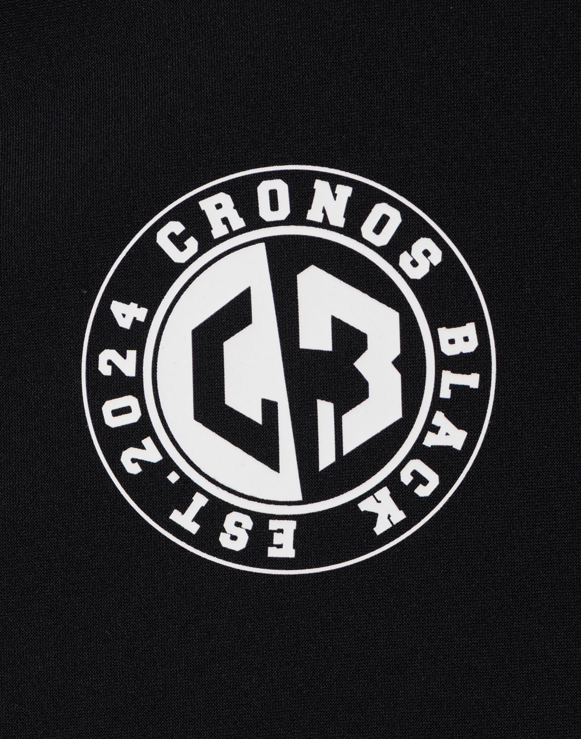 cronos ブラック ストライプ Cロゴ CRONOS BLACK CoolShield Mock Neck【BLACK】