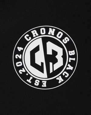 CRONOS BLACK CoolShield 立領衫 [黑色]