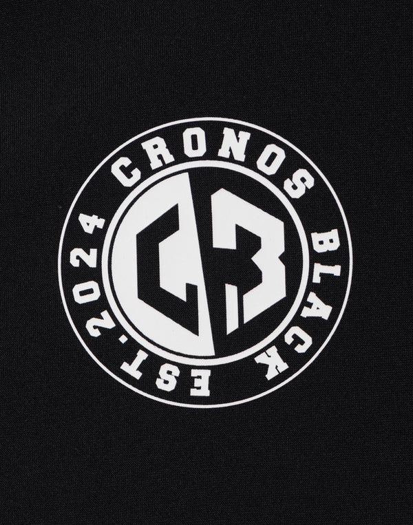 CRONOS BLACK CoolShield 立領衫 [黑色]