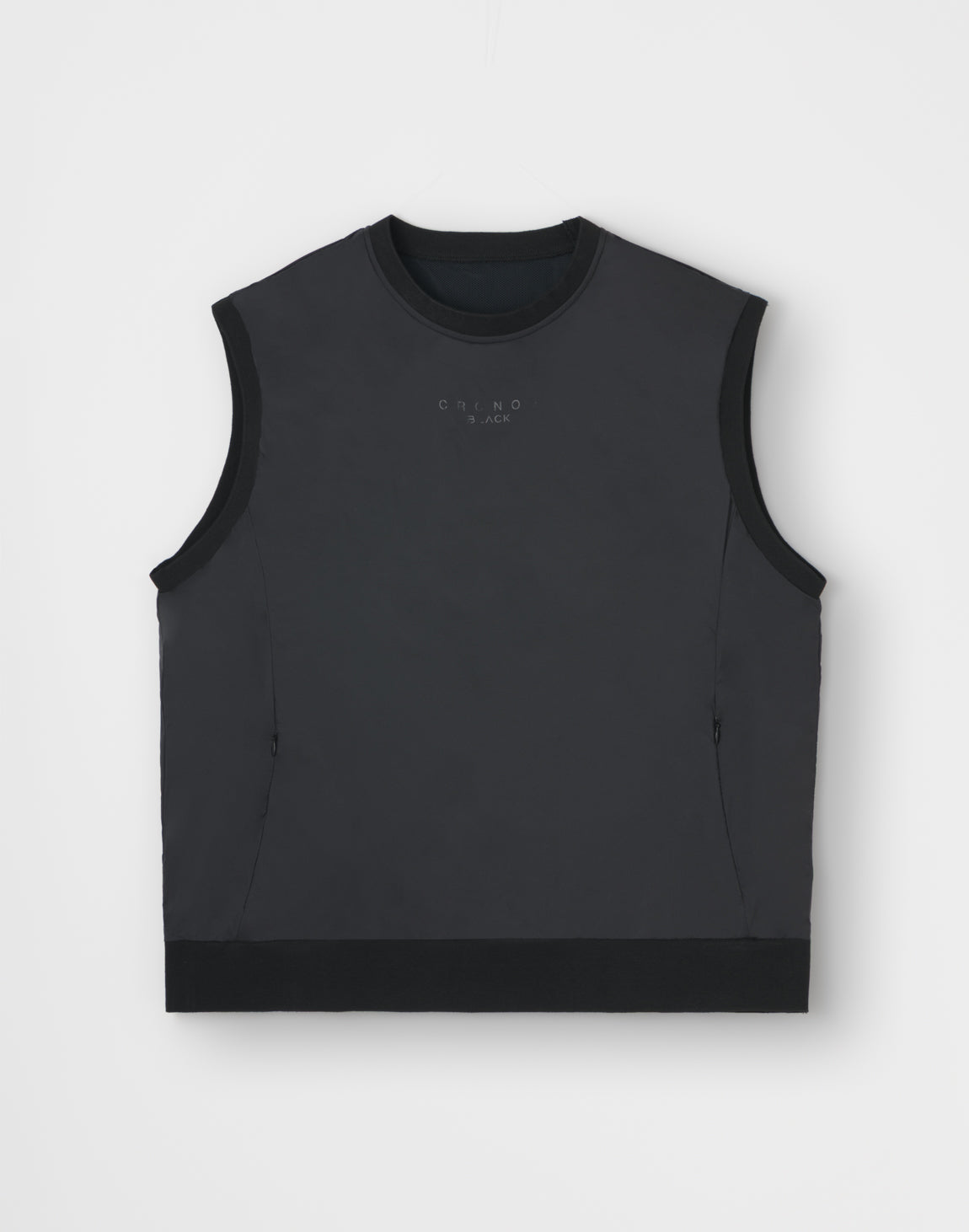 CRONOS MOCK NECK TANKTOP【BLACK】 – クロノス CRONOS Official
