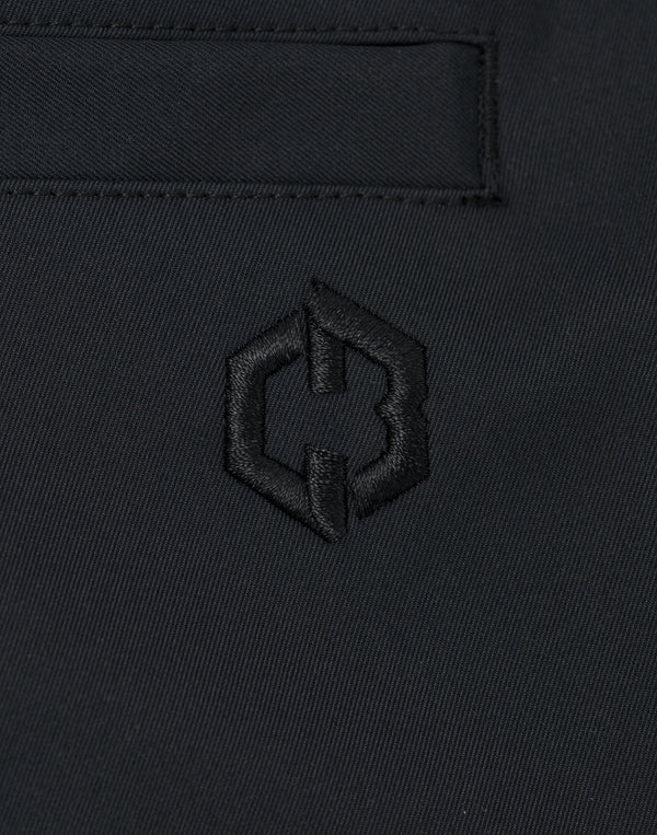 CRONOS BLACKT斜紋布運動短褲 [黑色]
