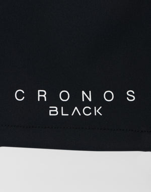 CRONOS BLACKT斜紋布運動短褲 [黑色]