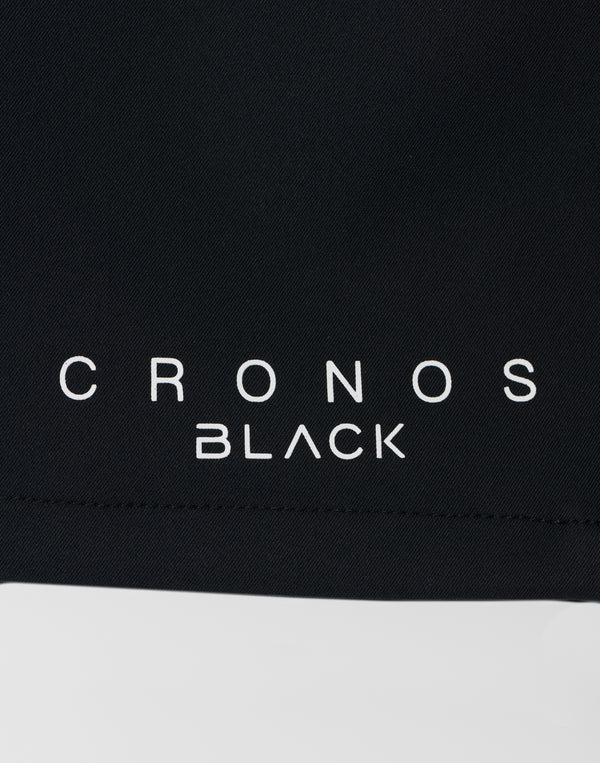 CRONOS BLACKT斜紋布運動短褲 [黑色]