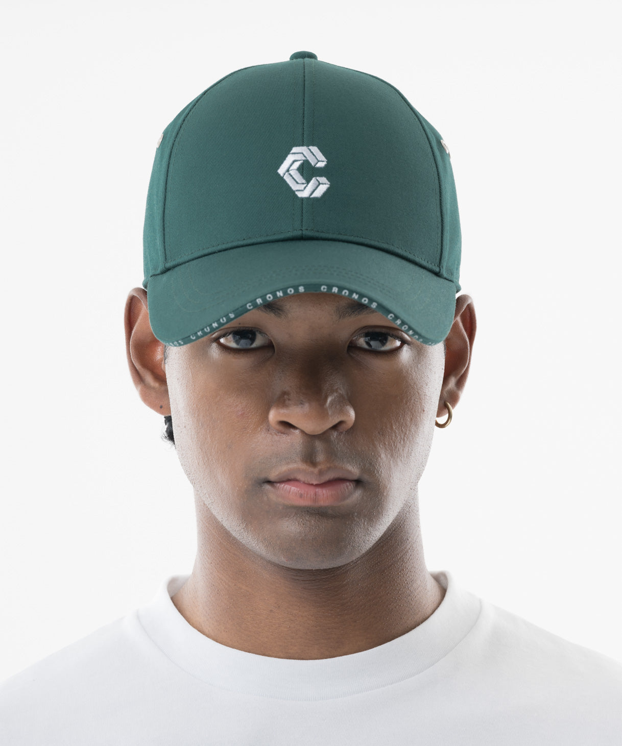 CRONOS Visor Trim Logo Cap【GREEN】