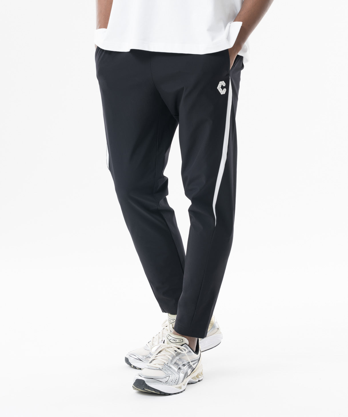 CRONOS Signature Panel long Pants【BLACK】 – クロノス CRONOS