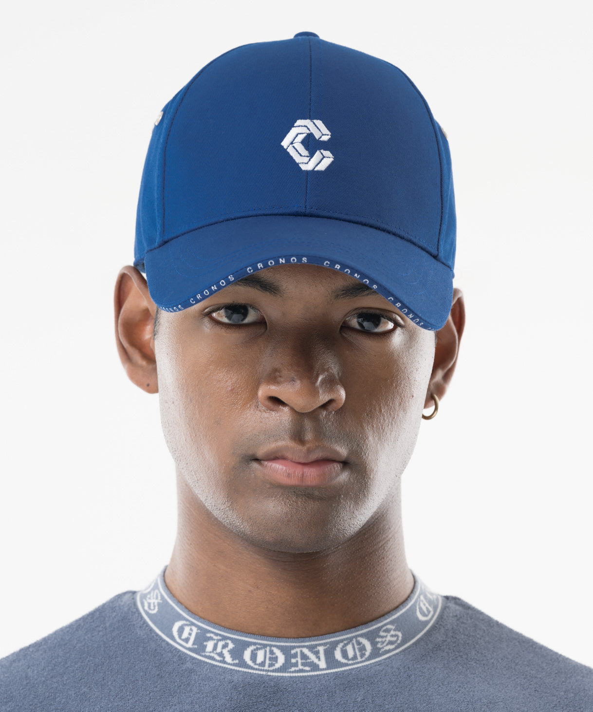 CRONOS Visor Trim Logo Cap【BLUE】
