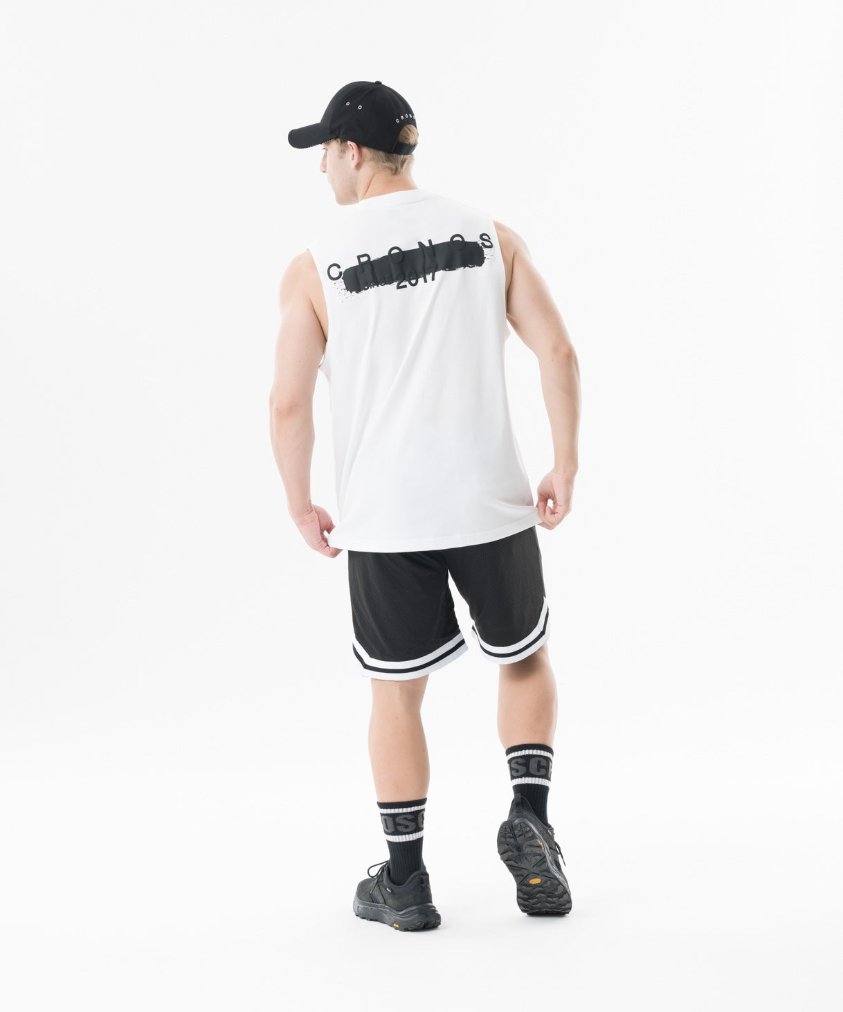 CRONOS Double-Layer Basketball Mesh shorts【BLACK