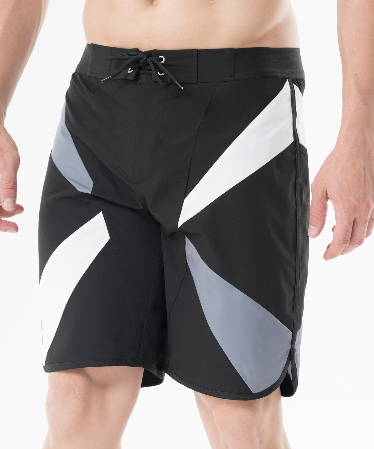 CRONOS Cross Panel Competition Shorts【BLACK×WHITE