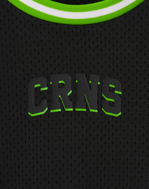 CRONOS Double-Layer Basketball Mesh Tank [BLACK×GREEN]
