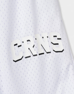 CRONOS Double-Layer Basketball Mesh shorts [WHITE]