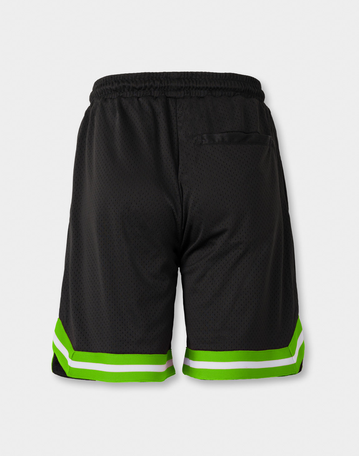 CRONOS Double-Layer Basketball Mesh shorts【BLACK×GREEN
