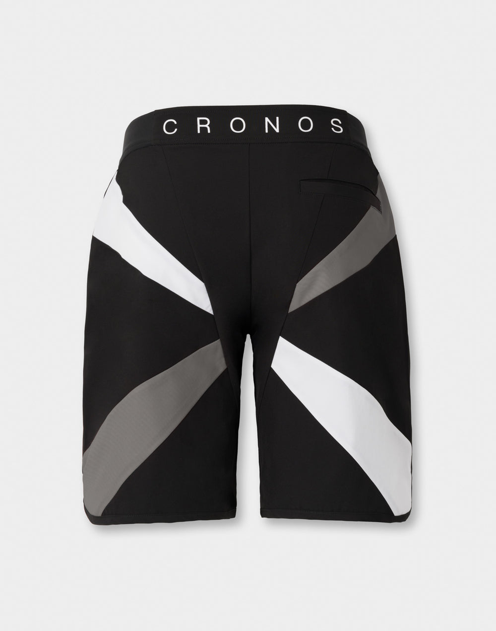 CRONOS Cross Panel Competition Shorts [BLACK×WHITE]