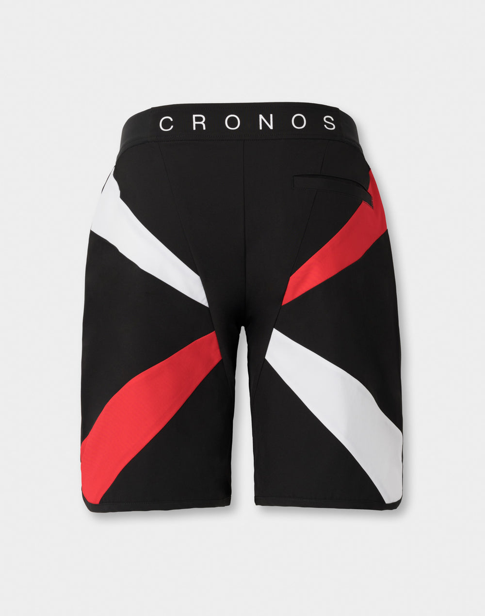 CRONOS Cross Panel Competition Shorts【BLACK×RED】