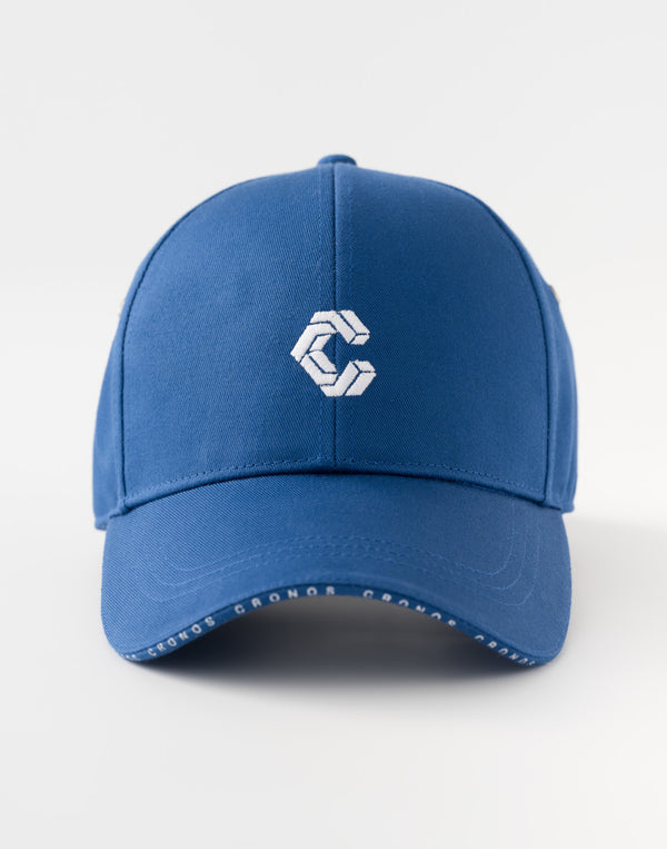 CRONOS Visor Trim Logo Cap【BLUE】
