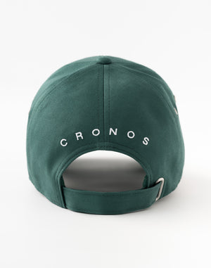 CRONOS Visor Trim Logo Cap【GREEN】