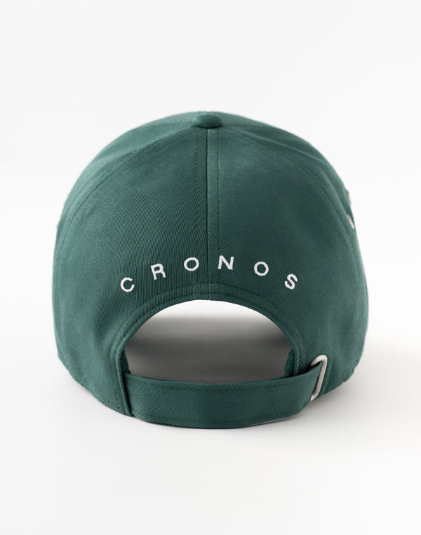 CRONOS Visor Trim Logo Cap【GREEN】