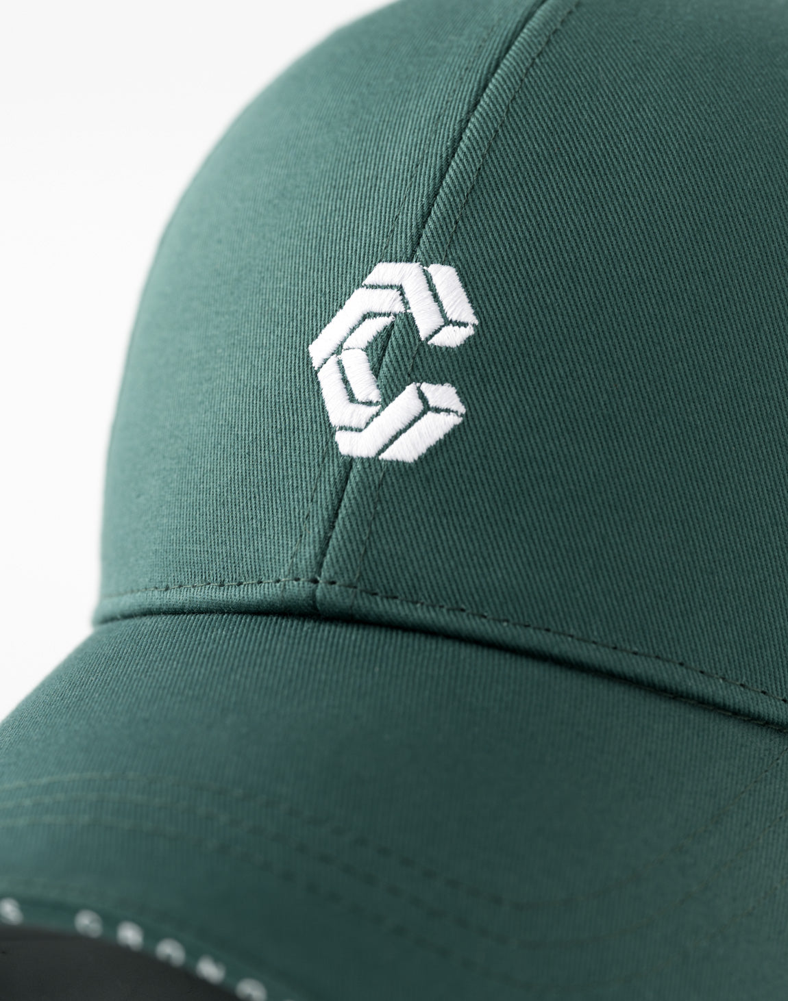 CRONOS Visor Trim Logo Cap【GREEN】
