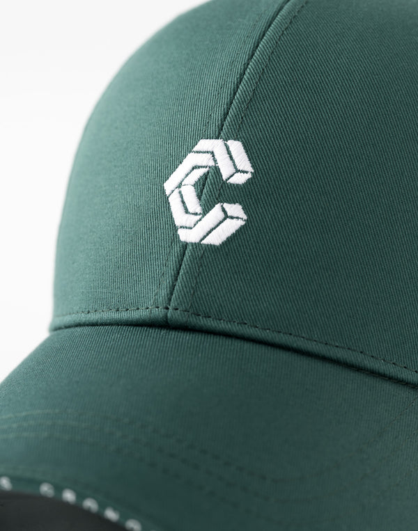 CRONOS Visor Trim Logo Cap【GREEN】