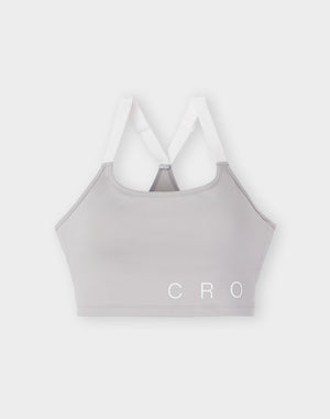 CRONOS 女士彈性貼合胸罩 [灰色]