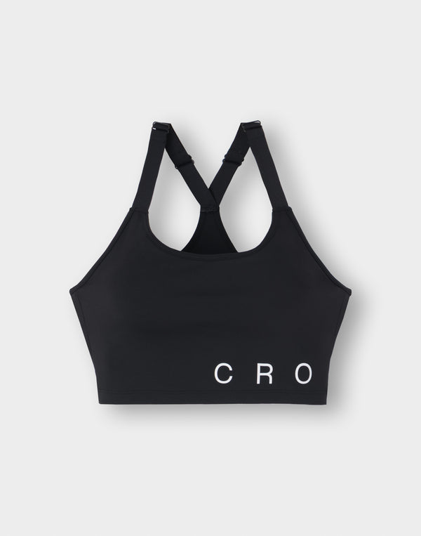 CRONOS 女士彈性貼合胸罩【黑色】