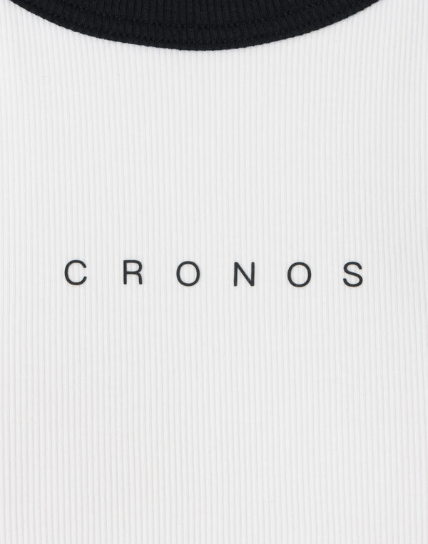 CRONOS 女款掛脖背心 [白色]