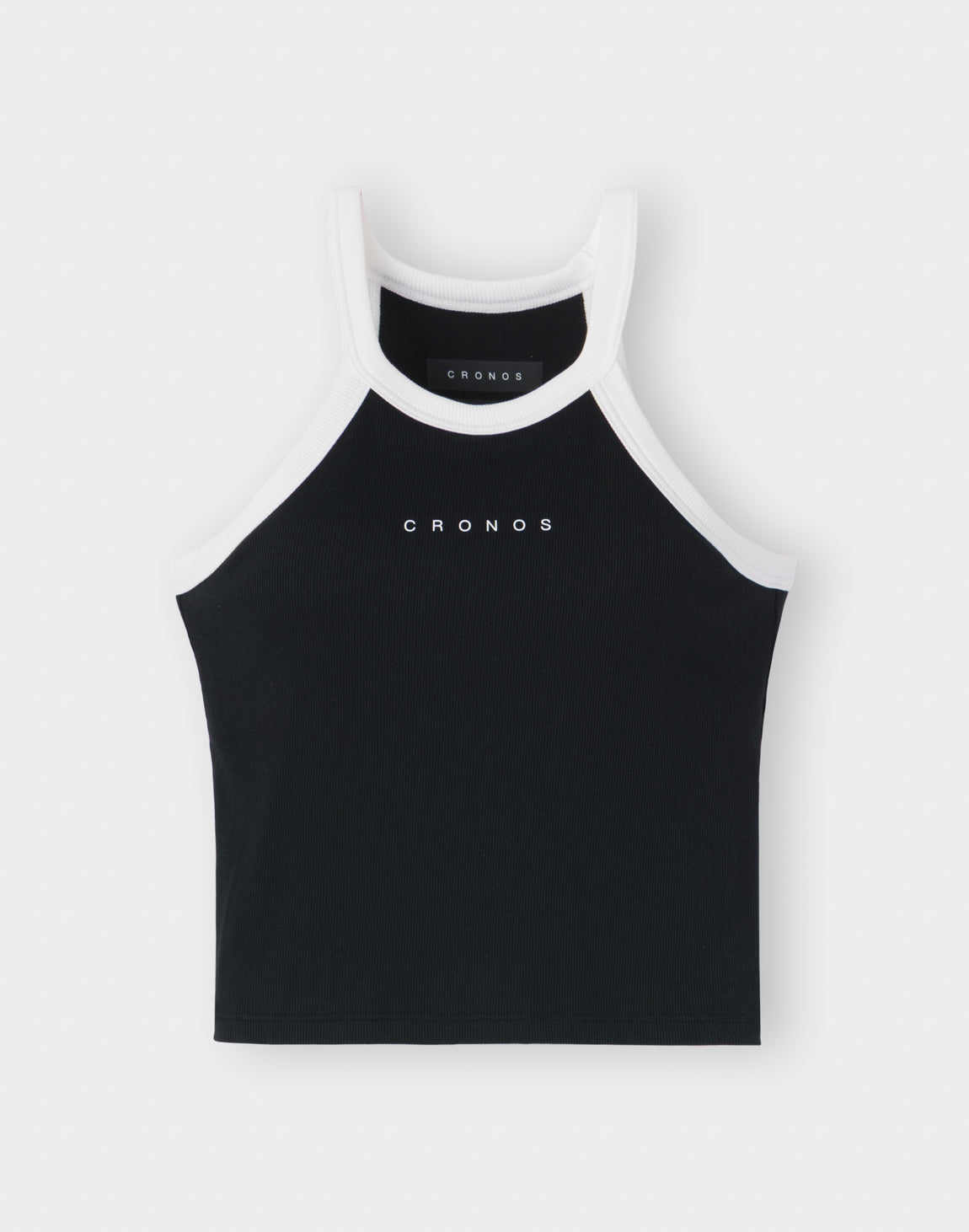 お得な情報満載 Neck Halter WOMEN CRONOS Tank CRONOS クロノス – Top【BLACK】 トップス