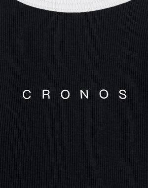 CRONOS 女款掛脖背心 [黑色]