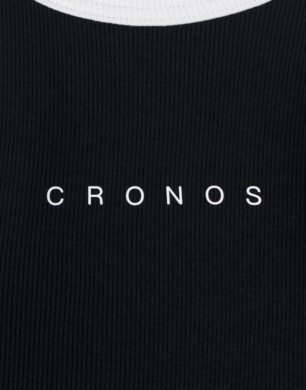 CRONOS 女款掛脖背心 [黑色]