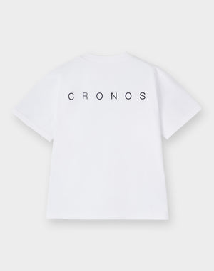 CRONOS 女款運動棉質T卹 [白色]