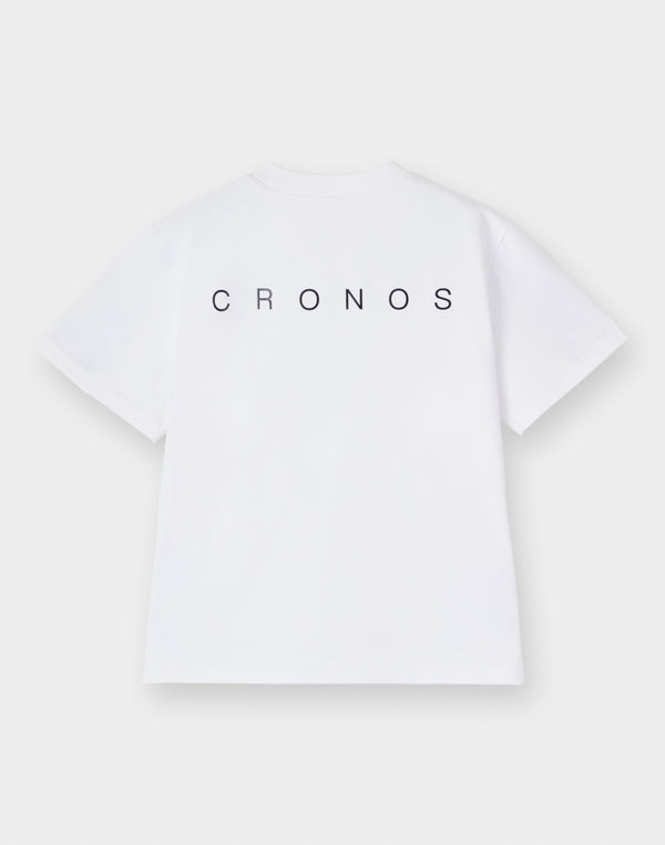 CRONOS 女款運動棉質T卹 [白色]