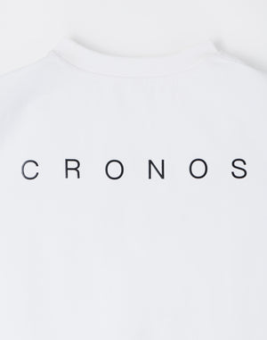 CRONOS 女款運動棉質T卹 [白色]