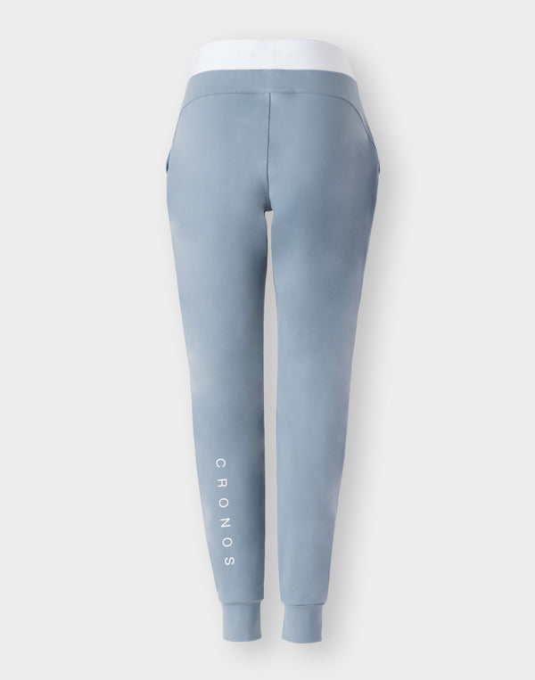 CRONOS WOMEN Light Tech Jogger Pants【BLUE】