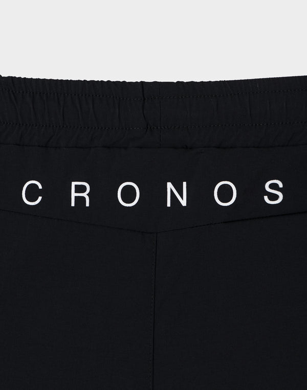 CRONOS 女款乾爽運動短褲 [黑色]