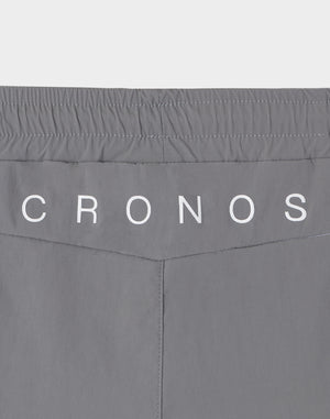 CRONOS 女款乾爽運動短褲【灰色】