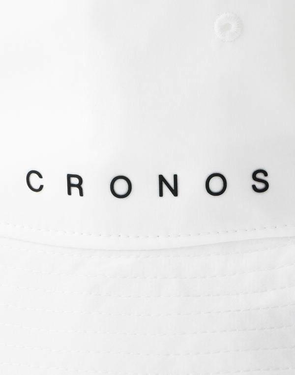 CRONOS 女款撞色邊緣漁夫帽 [白色]