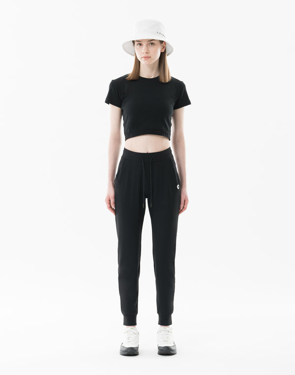 CRONOS WOMEN Light Tech Jogger Pants [BLACK]