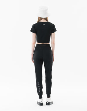 CRONOS WOMEN Light Tech Jogger Pants [BLACK]