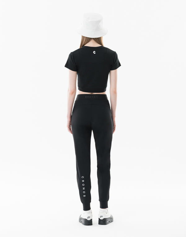 CRONOS WOMEN Light Tech Jogger Pants [BLACK]