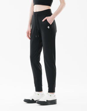 CRONOS WOMEN Light Tech Jogger Pants [BLACK]
