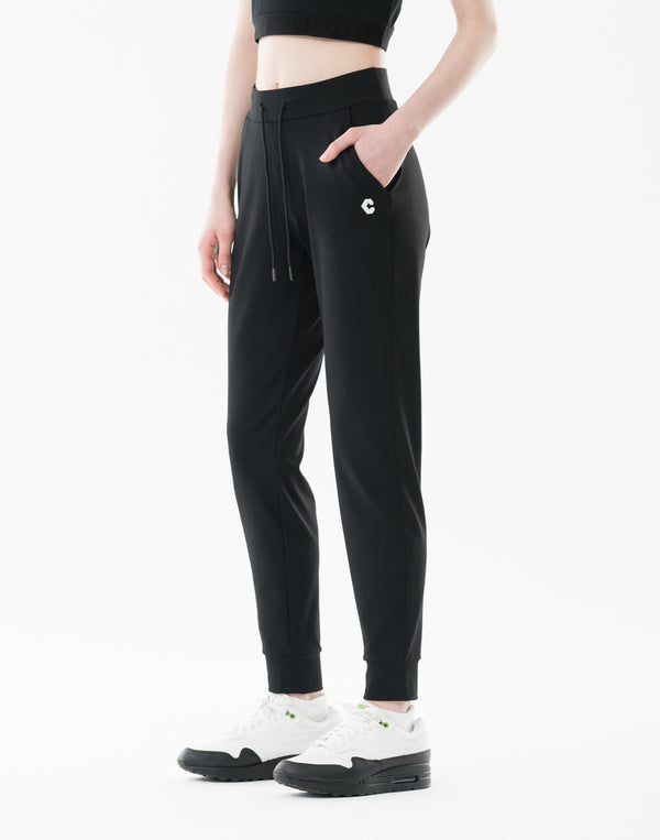 CRONOS WOMEN Light Tech Jogger Pants [BLACK]