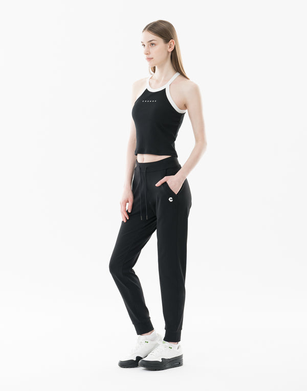 CRONOS WOMEN Light Tech Jogger Pants [BLACK]
