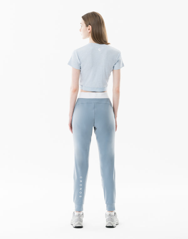 CRONOS WOMEN Light Tech Jogger Pants【BLUE】
