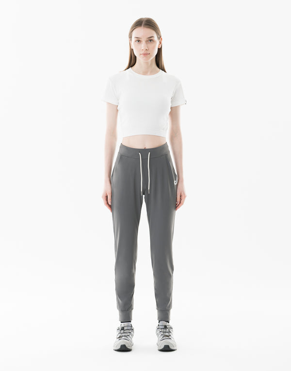 CRONOS WOMEN Light Tech Jogger Pants【GRAY】