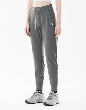 CRONOS WOMEN Light Tech Jogger Pants【GRAY】